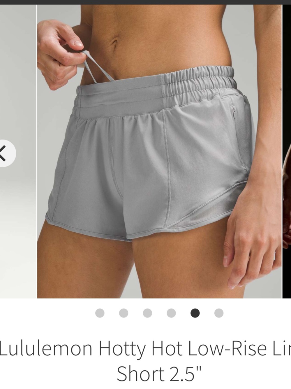 Lululemon Hotty Hot Low Rise 2.5” Shorts